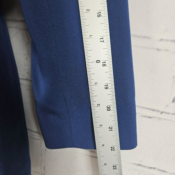 Oscar De La Renta Womens 10 Classic Blue Button Blazer 10  Acetate Rayon USA - Picture 15 of 15
